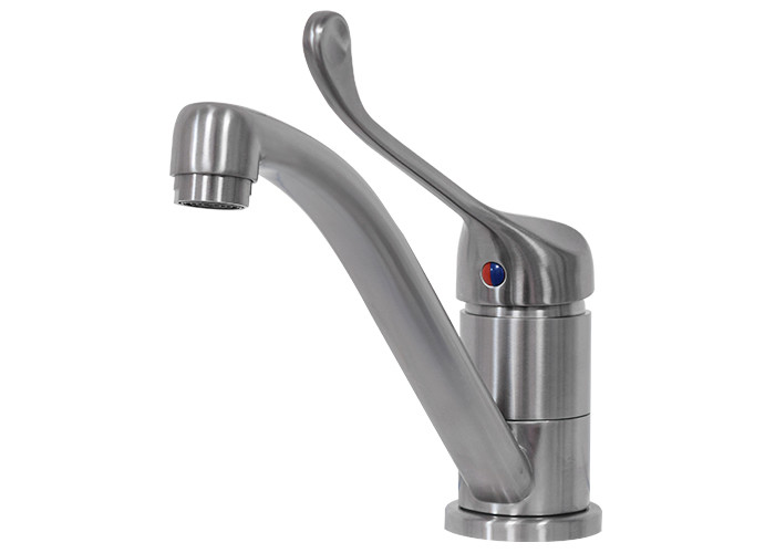 Watermark AISI304/316 long handle hospital sink faucet steel lavatory tap