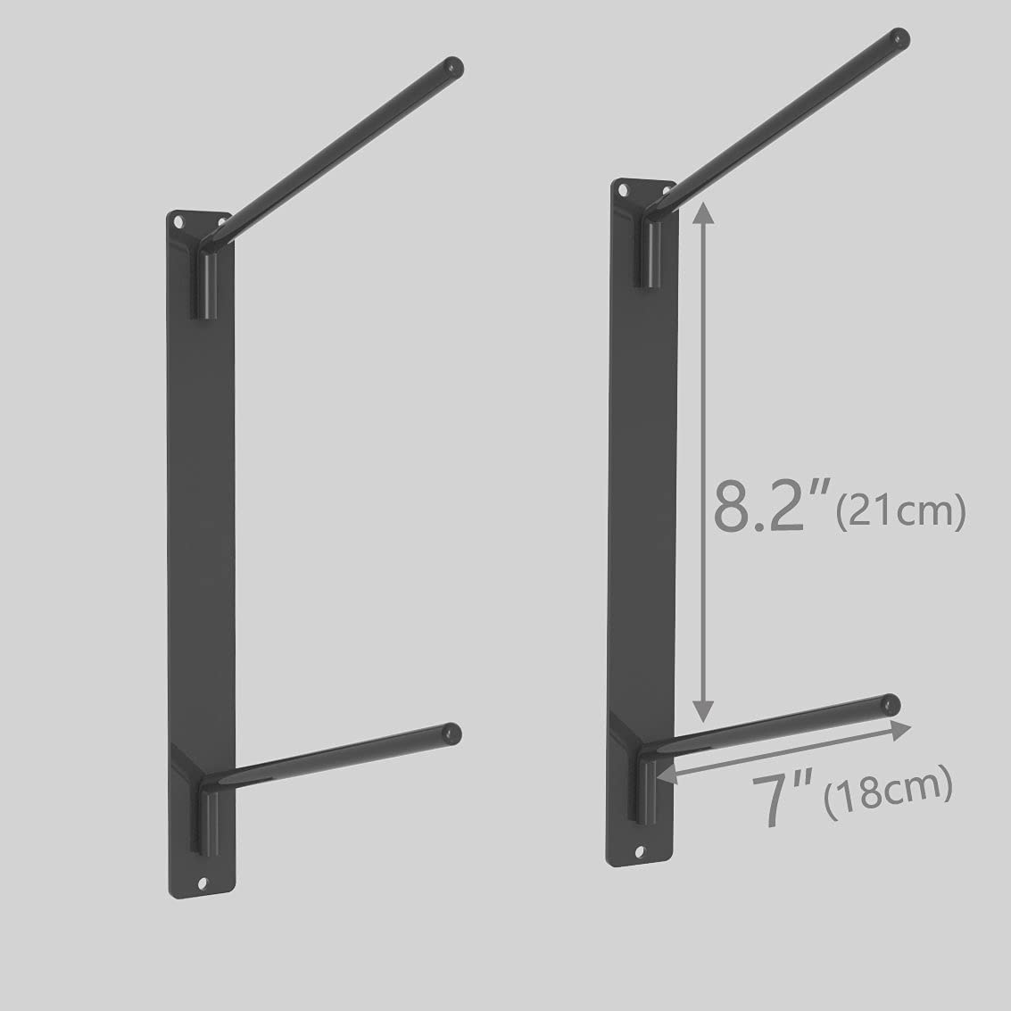 Wall Mount Yoga Mat Foam Roller Towel Rack Hanging Yoga Strap Hook