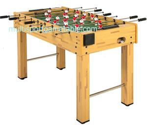 Quality 4FT Soccer Game Table Wood Football Table MDF Table Soccer Steel Play Rods wholesale