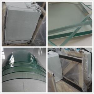 Quality Fireproof Tempered Safety Glass Curved Bending for Fridge Door wholesale