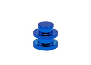 Quality Shiny Blue Aluminum Perfume Cap FEA15mm Thread Shape wholesale