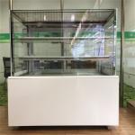 Customized Square Cake Display Freezer R134a / R404 Refrigerant 220V 50HZ
