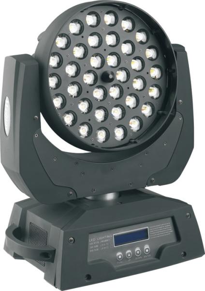 LCD Display LED Zoom Moving Head Light / Platinum Wash LED Zoom Large Smooth