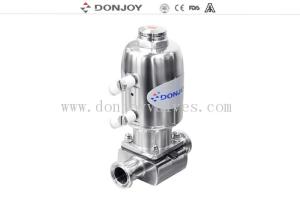 Quality Filling Sanitary Diaphragm Valve with Stainless steel actuator wholesale