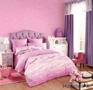 Quality Removable Little Girls Bedroom Wallpaper , Girls Pink Bedroom Wallpaper wholesale