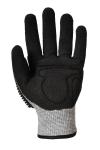 Anti Cut Shock Proof Mechanics Impact Resistant Gloves TPR Back For Knucle
