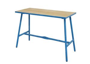 Quality Hardwood Modular Foldable Metal Workbench Heavy Duty Tubular Steel Legs wholesale