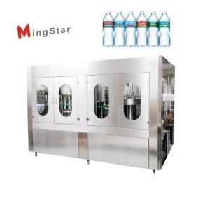 Quality Plastic 500 Ml Mineral Water Bottle Plant , Automatic Pet Bottle Filling Machine wholesale