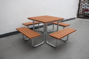Quality Commercial Outdoor Recycled Plastic Picnic Table And Chair OEM ODM wholesale