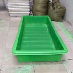 Green Color Aquaponic Grow Bed With Standing For Greenhousr Aquaponic Systems