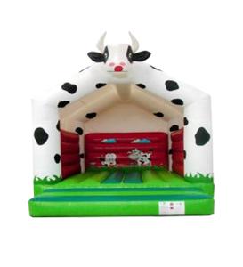 Quality Cow Inflatable Small Bouncy House For Childrens Playgound wholesale