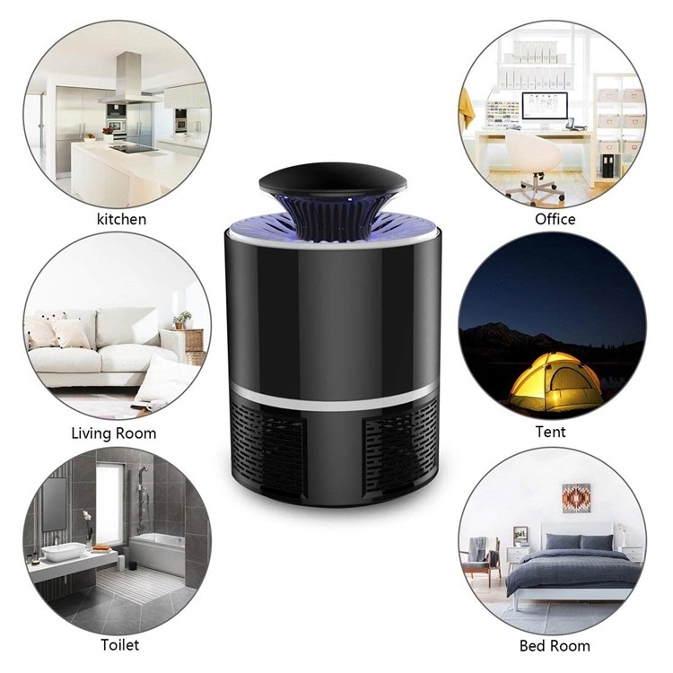Electronic Mosquito Killer LED Night Light Lamp USB Bug Insect Killer Dropshipping Worldwide