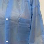 Medical Disposable PP Non-woven Lab Coat with Cuffs