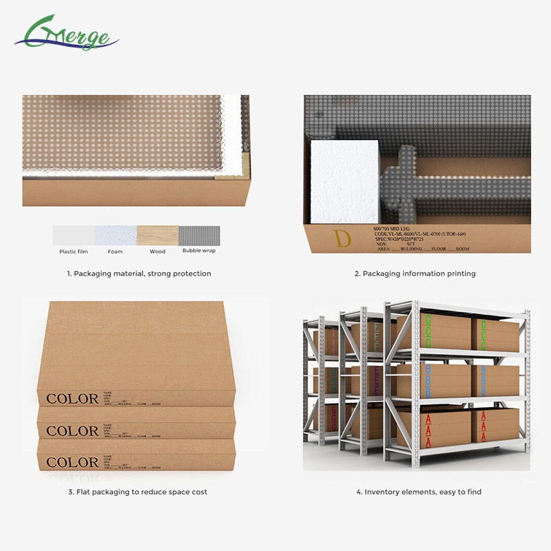 L Shape OfficeTable Modern Wood Manager Office Executive Desk with File Cabinet