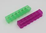 Portable 7 Day Pill Box Organizer For Kid And Adult , Food Grade Medical Pill
