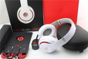 Quality Beats By Dr. Dre Studio 2.0 Wireless Over-Ear Headphones White Brand New Sealed made in china grgheadsets-com.ecer.com wholesale