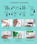 50uA White 500g 700ml Hand Sanitizer Soap Dispenser