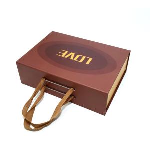 Quality Wine Clothing Packaging Portable Folding Box Magnet High End Flip Gift Box wholesale