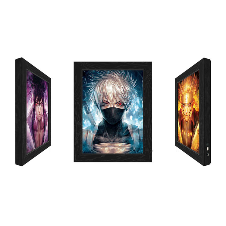 CMYK Lighting Box 0.6mm PET 3D Lenticular Led Poster