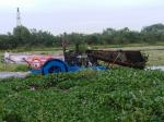 Blue 7CBM River Water Cleaning Machine Cutter Pond Weed Harvester Mowing