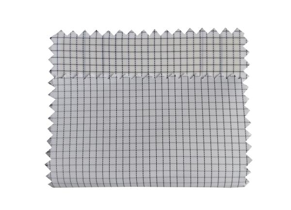 Antistatic 2.5mm Grid ESD Fabric Polyester 1/2 Twill White Blue Yellow Pink