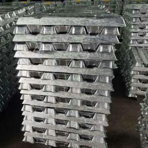 Quality 10 Lb Solid Pure Aluminium Ingot Adc12 Ec Grade 99.7% 91% - 98% wholesale