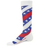 Custom logo, design knitted cute fashion print american flag socks
