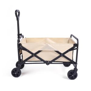 Quality Steel Frame Folding Wagon Cart Compact Foldable Wagon For Camping Creative Outdoor Wagon wholesale