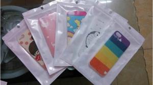 Quality Transparent OPP Plastic Zipper Packaging Bags for Cellphone Case wholesale
