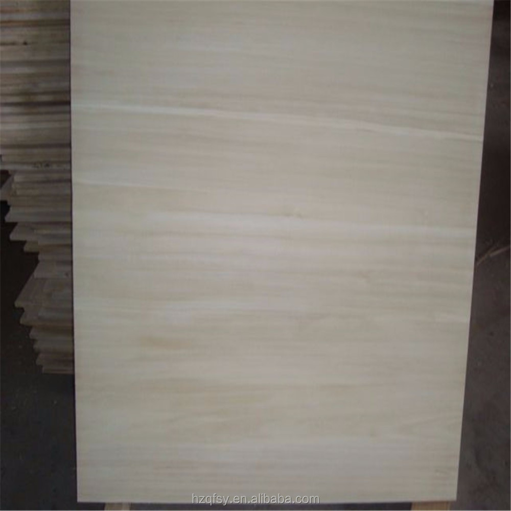 end Furniture Interior Decoration Paulownia Wood Board Natural Solid Wood for Hotel
