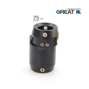 Quality Light Weight Aluminum Prosthetic Double Head Sliding Adaptor 75mm wholesale