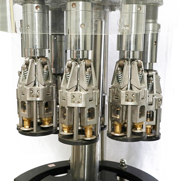 low price automatic aluminum foil cap seal machin bottle screw cap sealing machine