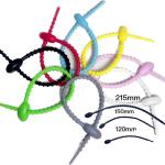 Reusable Silicone Cable Twist Ties Bread Tie Bag Sealing Clip Silicone