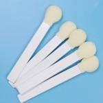 145mm White PP Stick 30mm Big Round Head Sponge Stick Medical Foam Swab