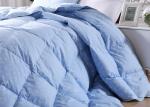 Square Stitching 4cm filling King Size Fiber Quilts