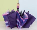 metal shaft 3 fold ladies umbrella With Digital Printing