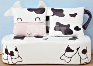 Quality Animal Little Cow Childrens Sofa Chair Bed Lounger Children Room Furniture wholesale