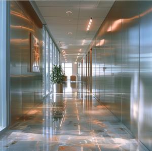Quality Durable Stainless Steel Panels , Black Matte , 3mm Thick , For High-Traffic Areas wholesale