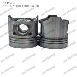 1Z Engine Piston 13101-78300 13101-96300 For TOYOTA Engine Spare Parts