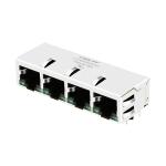 Pulse JX80-0022NL Compatible LINK-PP LPJ46404AFNL 10/100 Base-T Tab Down Green