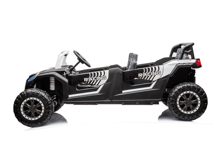 Remote Control 24v UTV 4 Seater Ride On Cars for Adults and Kids in Red Pink Color