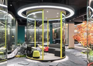 Quality demountable aluminum tempered single glass partition wall office furniture partition wholesale