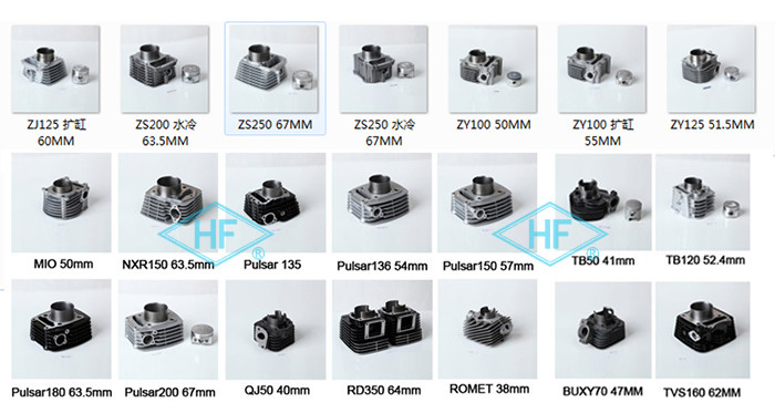 Motorcycle Engie Hydraulic Cylinder Repair Parts Boron Cast Iron Material