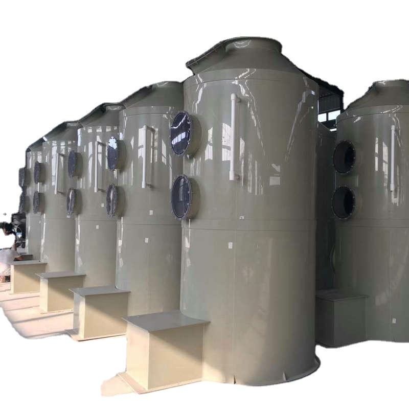 Professional Waste Gas Treatment Equipment for Exhaust Gas Purification PP FRP Pre Air Filter