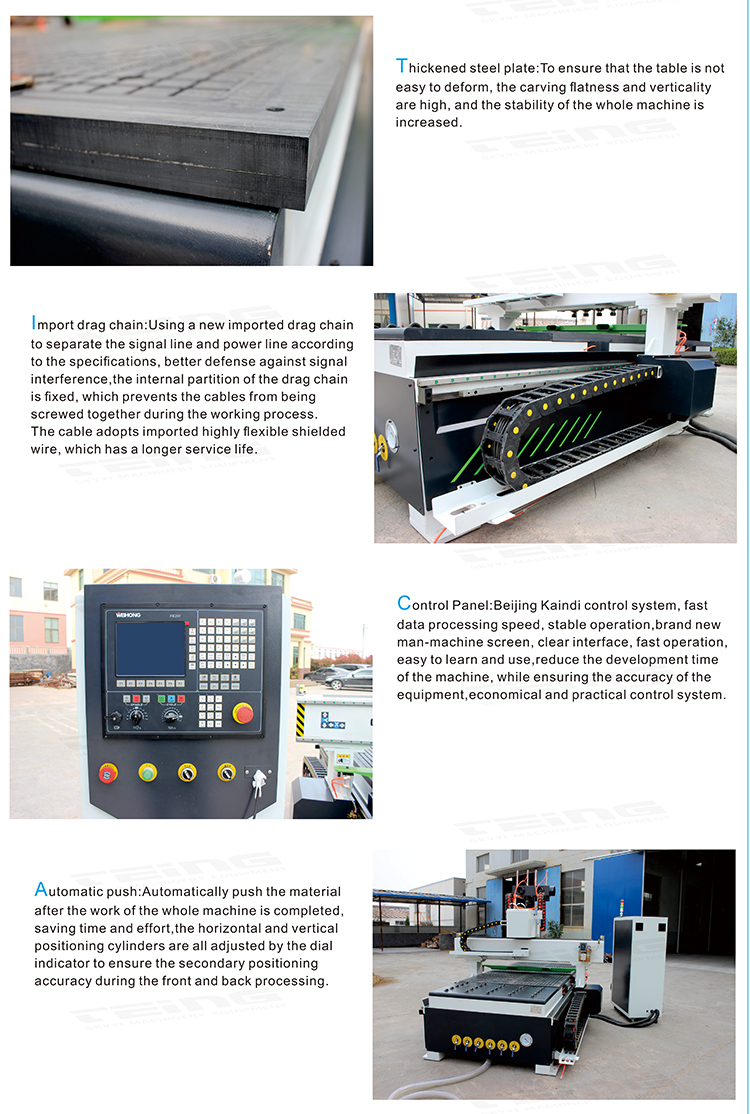 High Precision M25-Q4 CNC Wood Router 1325 for Woodworking Machinery Repair Shops