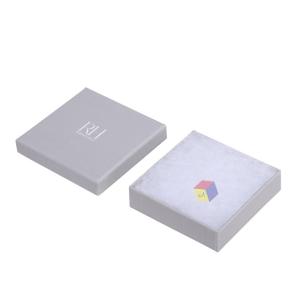 Quality Eco Friendly Custom Logo Cheap 2 Piece Lid And Base Paper Jewelry Boxes Packaging With Sponge wholesale