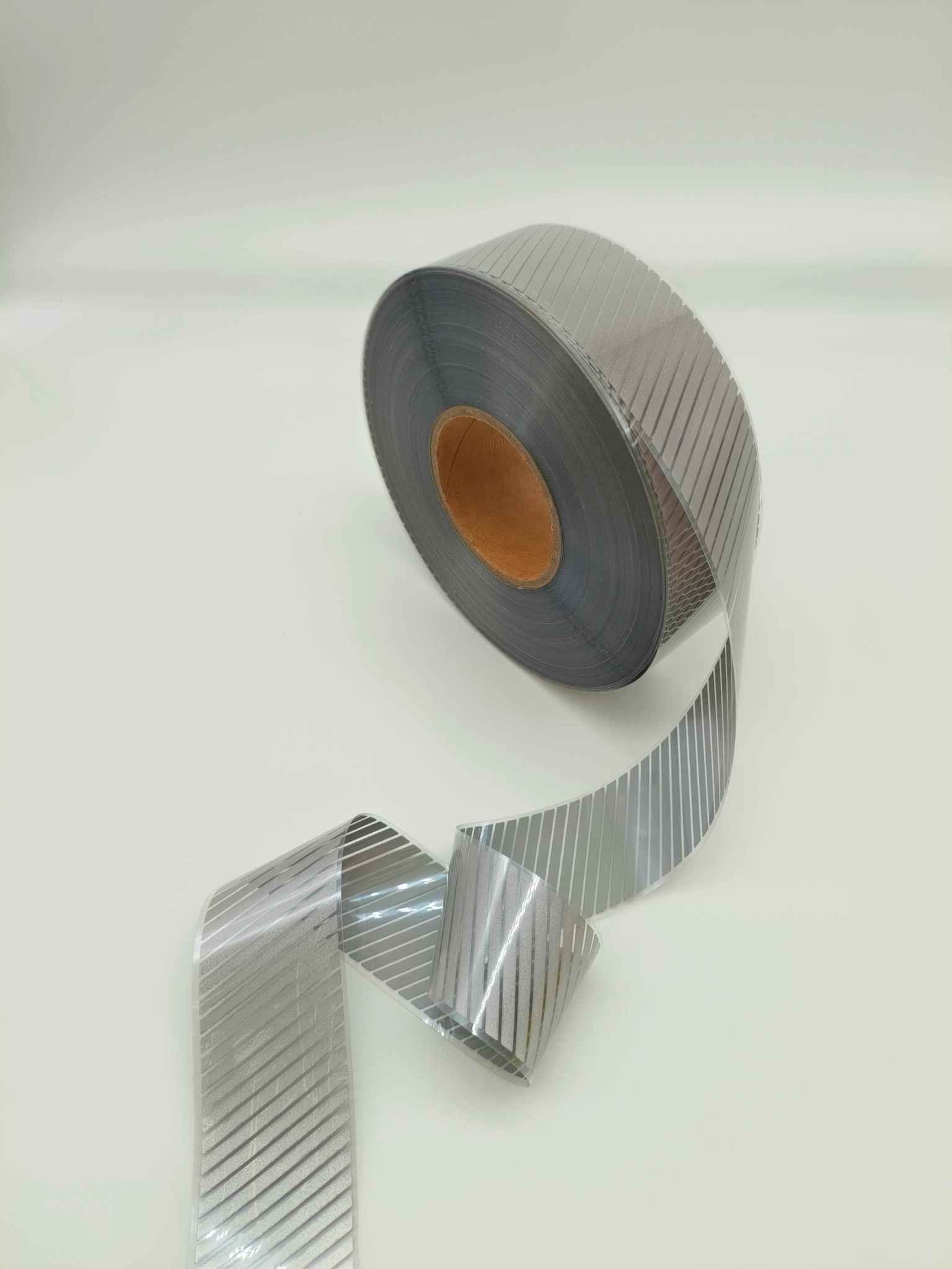 Reflective Heat Transfer Vinyl Film Tape For Safety Clothing Silver Flame Retardant Film