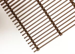 Quality Rose Golden Flexible Cable Wire Stainless Steel Architectural Mesh For Facade wholesale