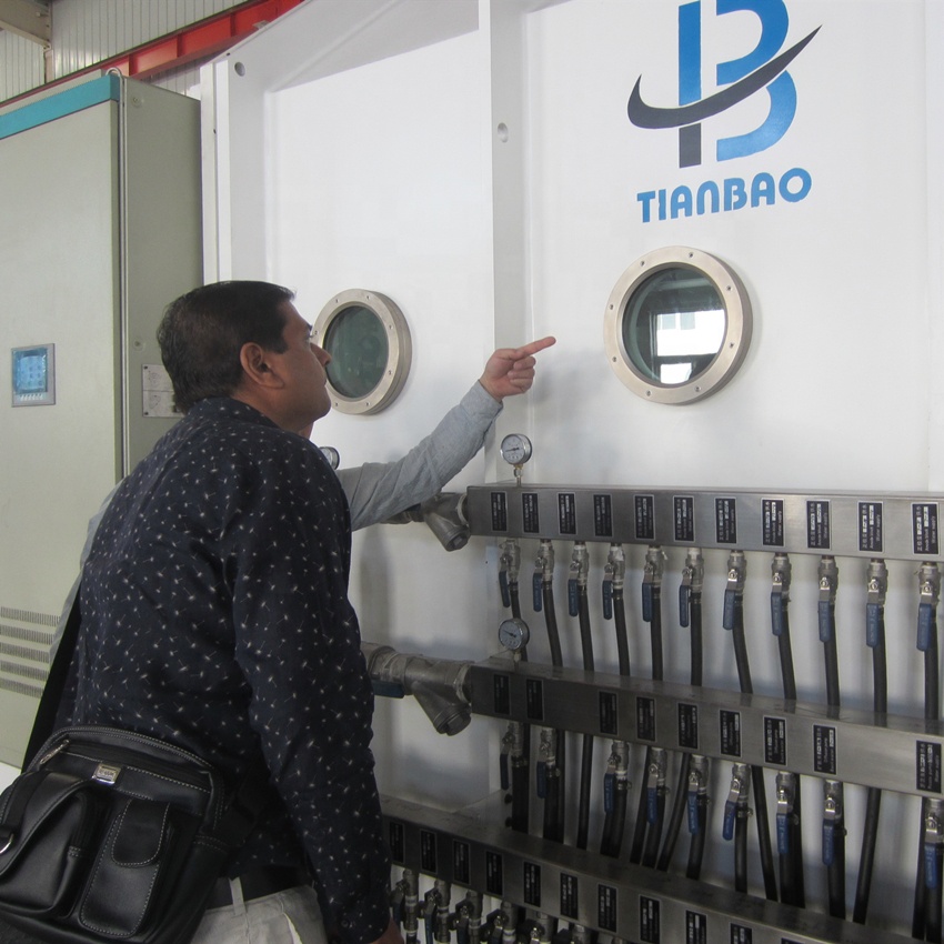 Free Span Aluminum Vacuum Metallizer for PET/CPP/BOPP/PE/PVC Films Metallizing 20000KG