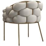 Velvet Tufted Dining Room Chairs Adjustable Beige Upholstered Dining Chairs